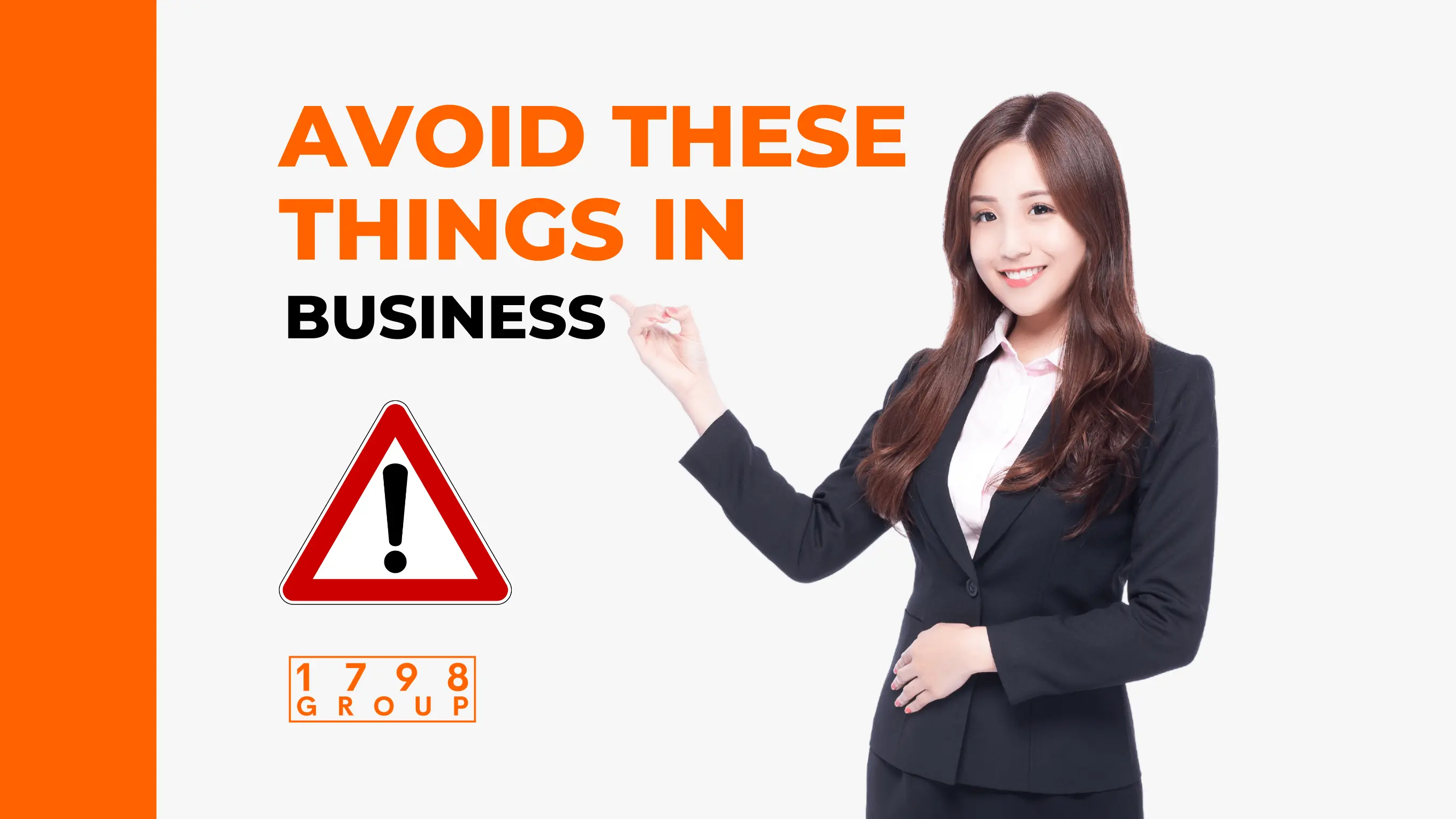 Avoid these things in your business